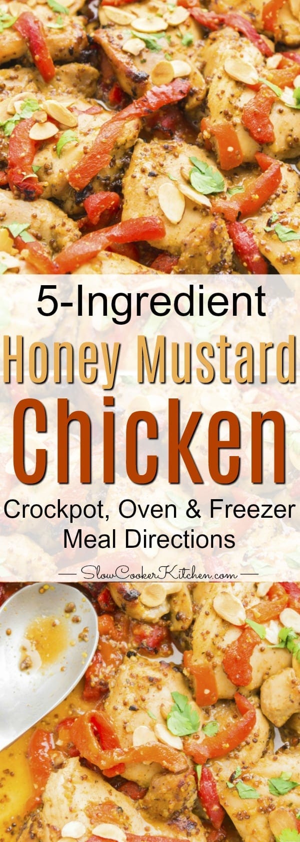 5-Ingredient Slow Cooker Honey Mustard Chicken | Slow Cooker Kitchen