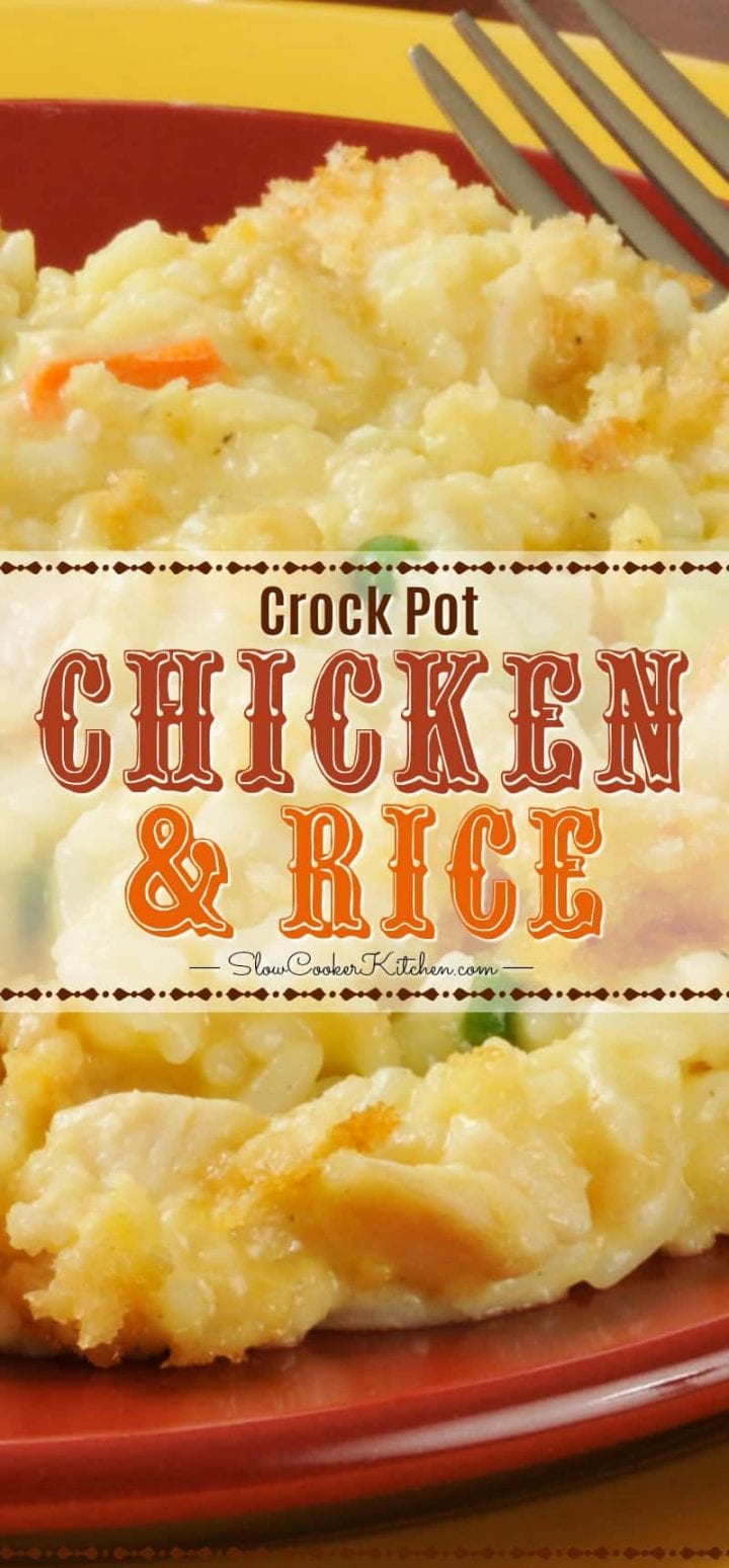 Crock Pot Chicken and Rice | Slow Cooker Kitchen